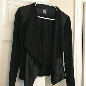 Kut from the Kloth faux leather drape jacket